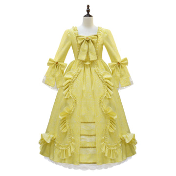 Marie Antoinette Women's Queen Rococo Ball Gown Gothic Victorian Dress Becostume